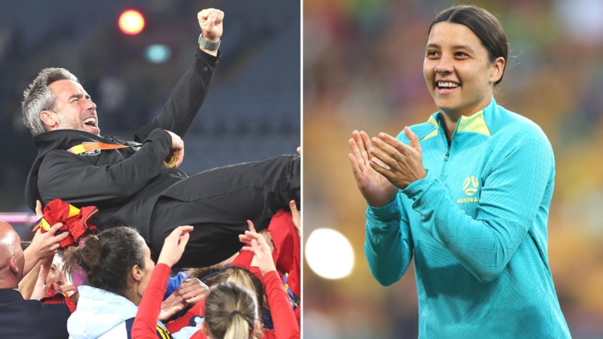 Jorge Vilda’s three-word Matildas message eventuates as Spain are crowned FIFA Women’s World Cup champs