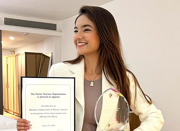 Anushka Sen selected Honorary Brand Ambassador of Korean Tourism