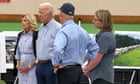 Joe Biden gos to hurricane-hit Florida however Ron DeSantis keeps his range