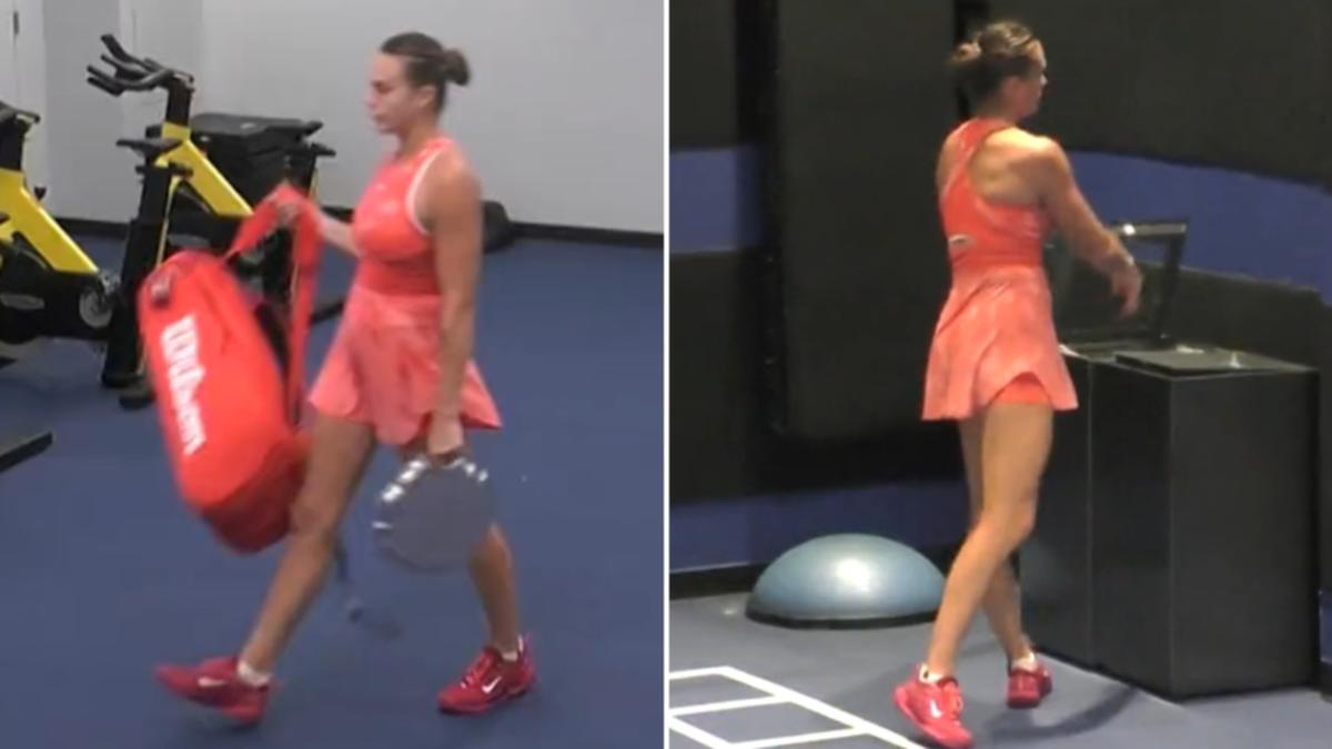 Aryna Sabalenka’s furious act in personal captured on video camera after losing United States Open last to Coco Gauff