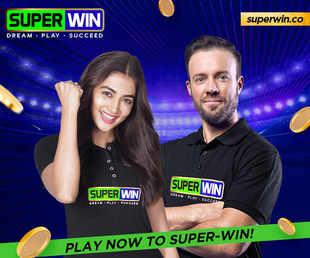 AB de Villiers and Pooja Hegde end up being the face of SuperWin