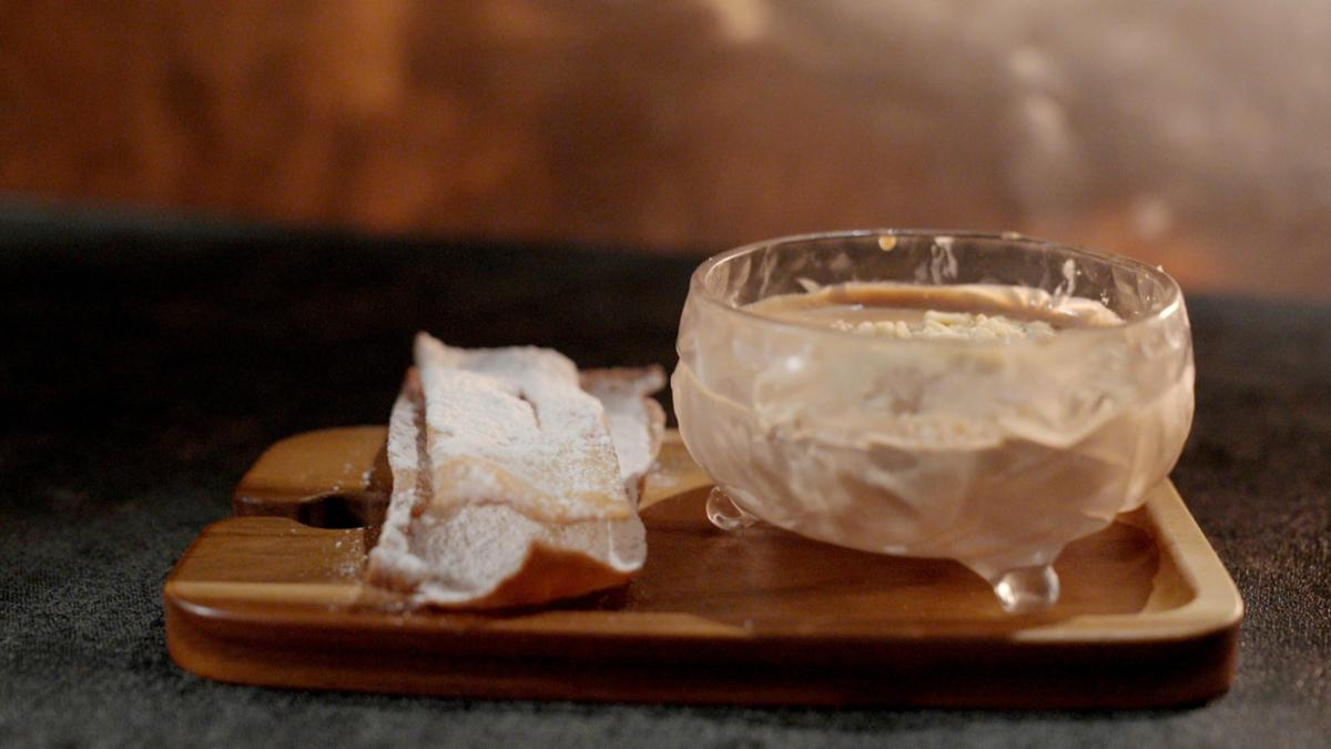 MKR Episode 6 Recipe: Choc Hazelnut Fior Di Latte Gelato with Crostoli