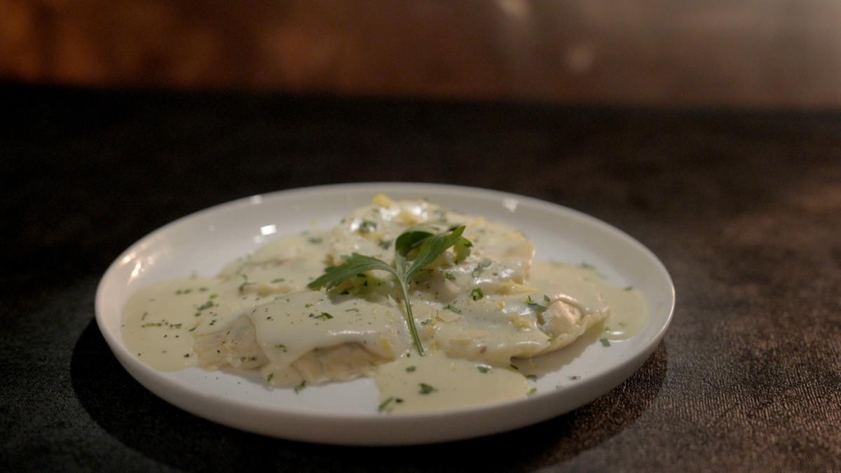 MKR Episode 6 Recipe: Ricotta, Spinach & Mushroom Ravioli with White Wine Sauce