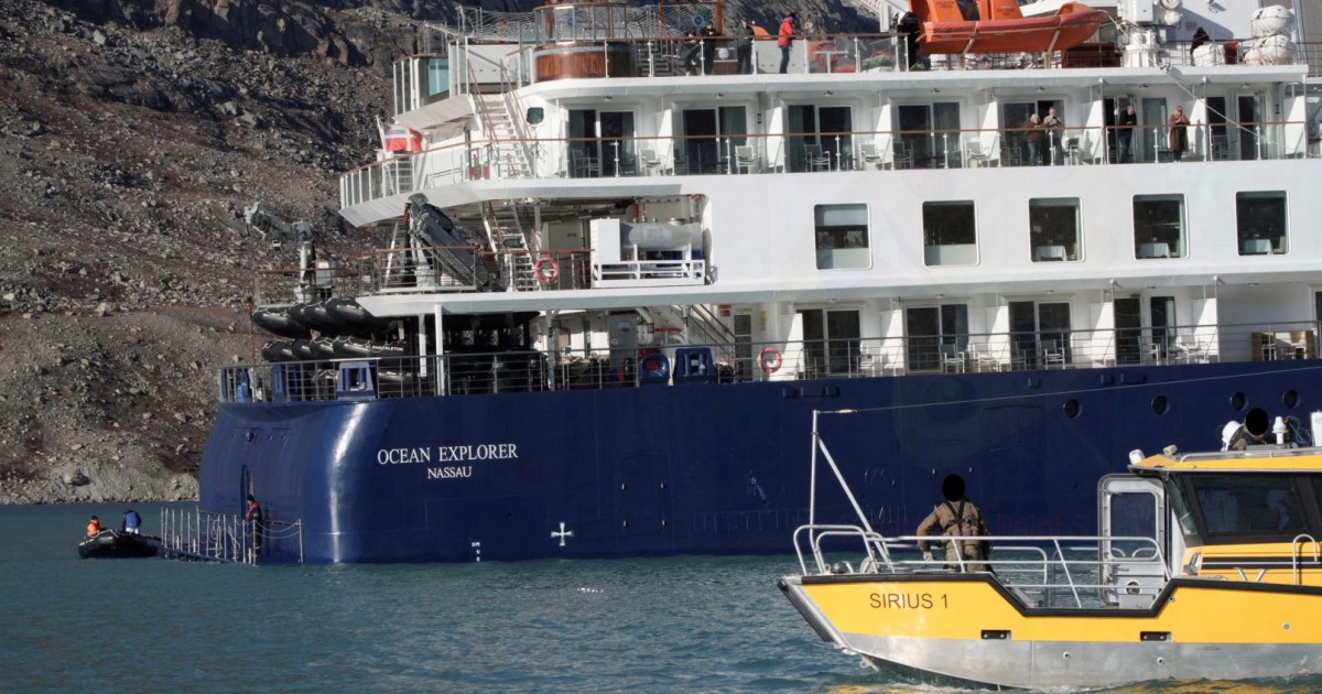 Cruise liner with 206 travelers stuck in Greenland’s Arctic