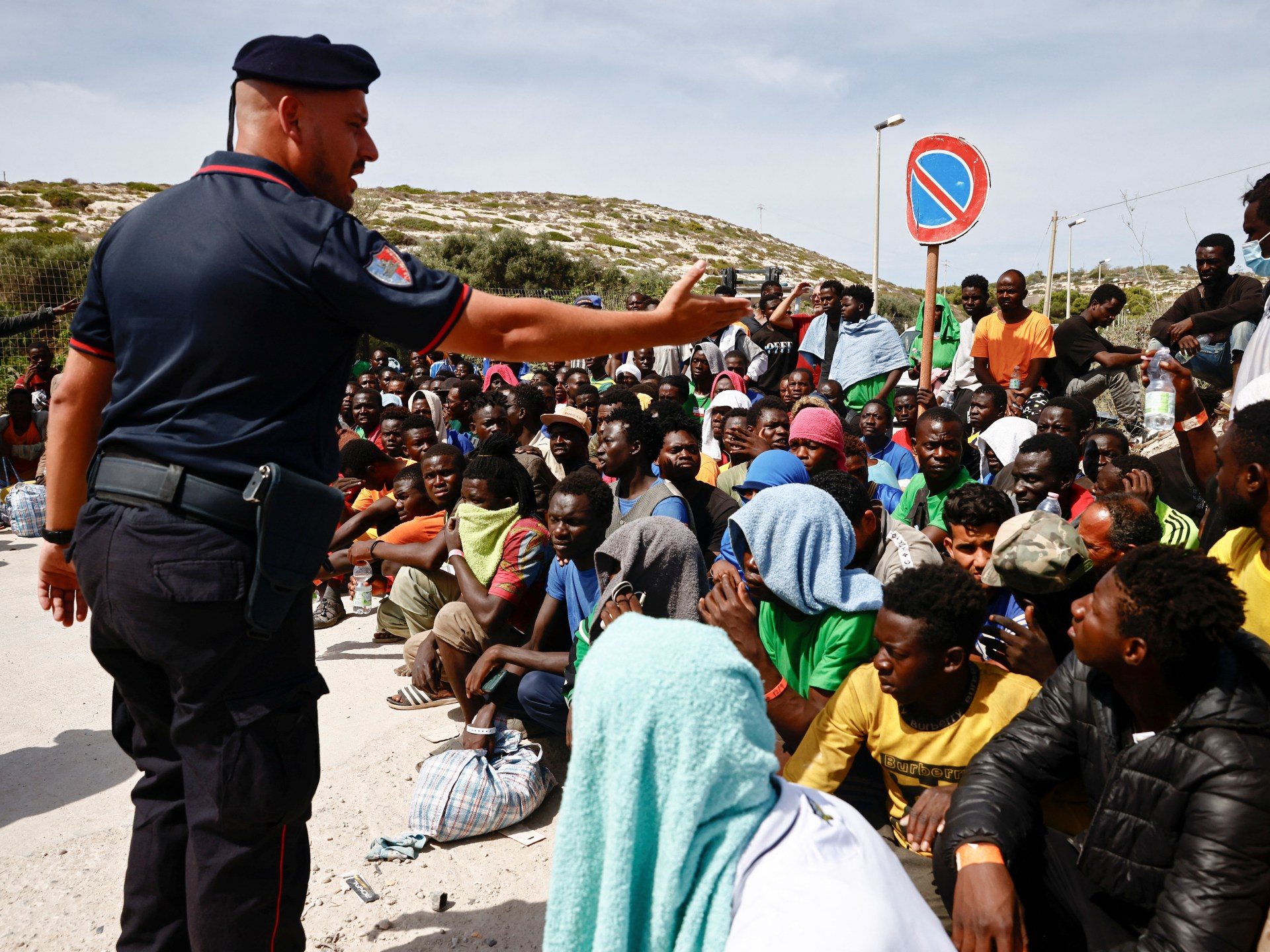 Newborn discovered dead on refugee boat off Italian Island