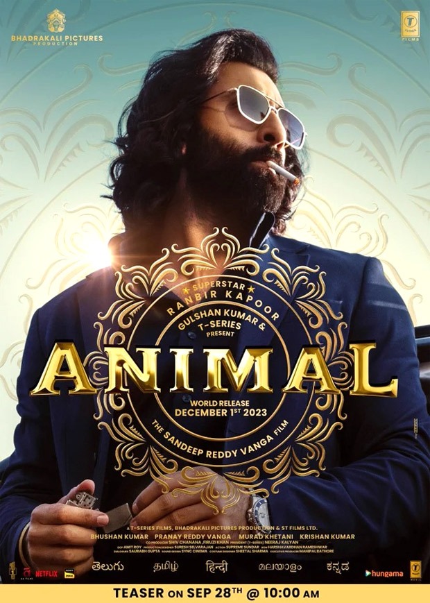 Ranbir Kapoor starrer Animal to get its very first teaser expose on September 28; see brand-new poster