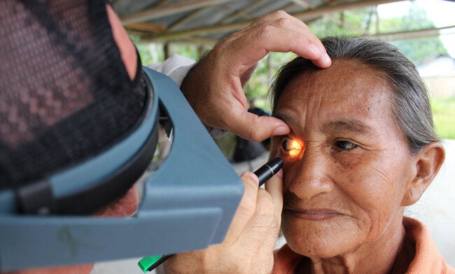 OPS y Canadá unen esfuerzos para eliminar el tracoma en América Latina y el Caribe