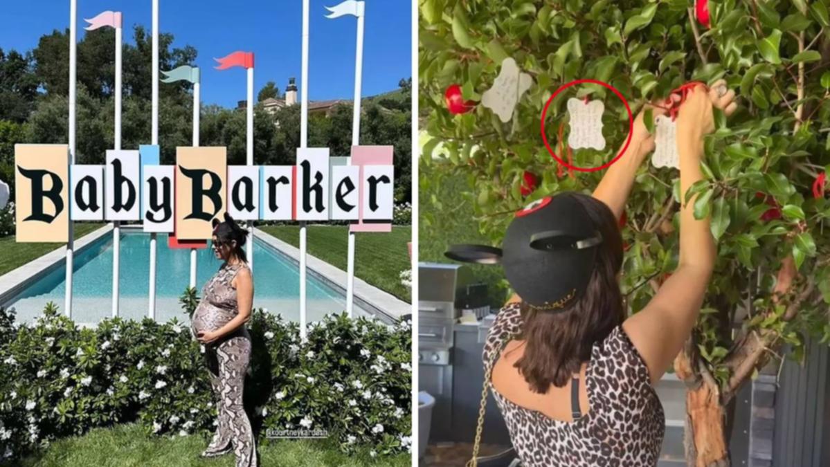 Kourtney Kardashian’s child name exposed? Fans persuaded information in erased picture define name