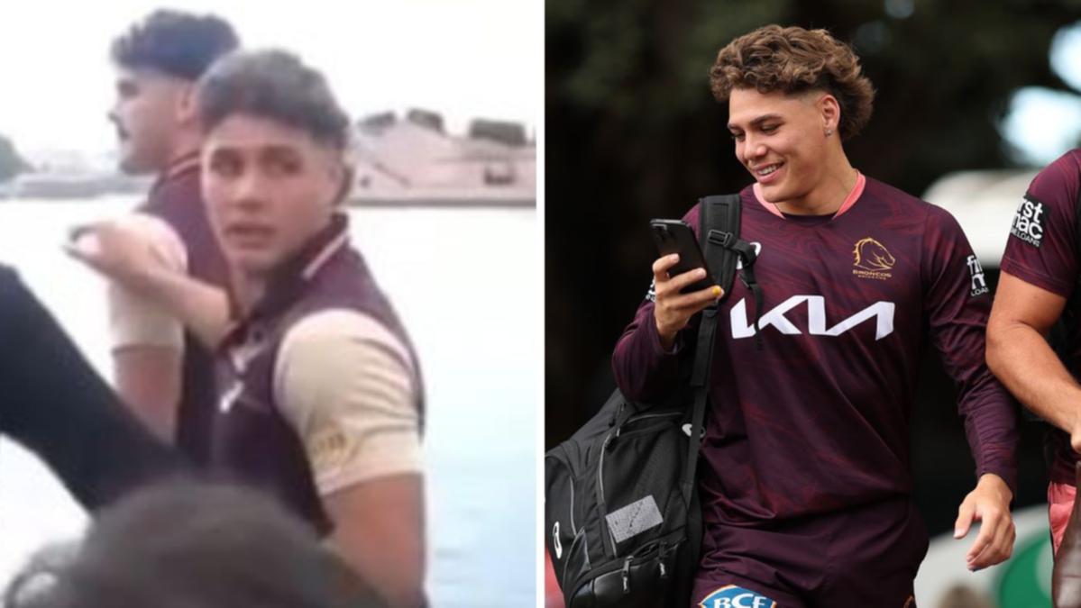 Broncos weapon Reece Walsh in hot water for unsightly ‘mum’ sledge to NRL fan