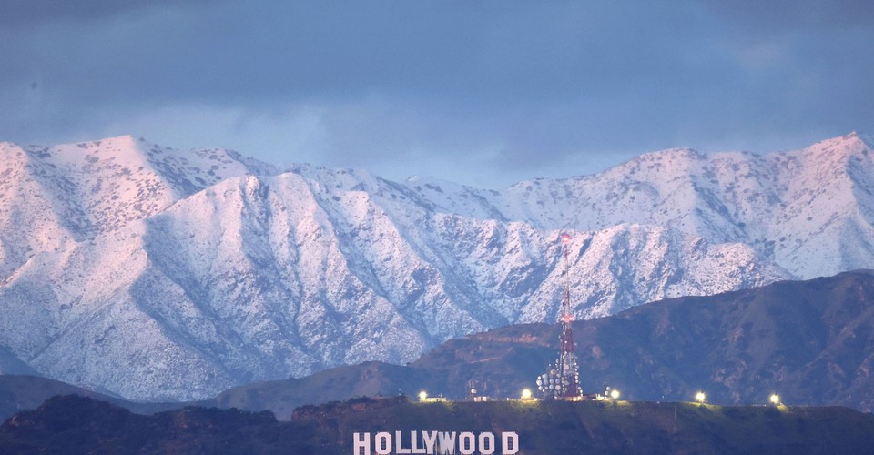 A Blanket of Snow for California