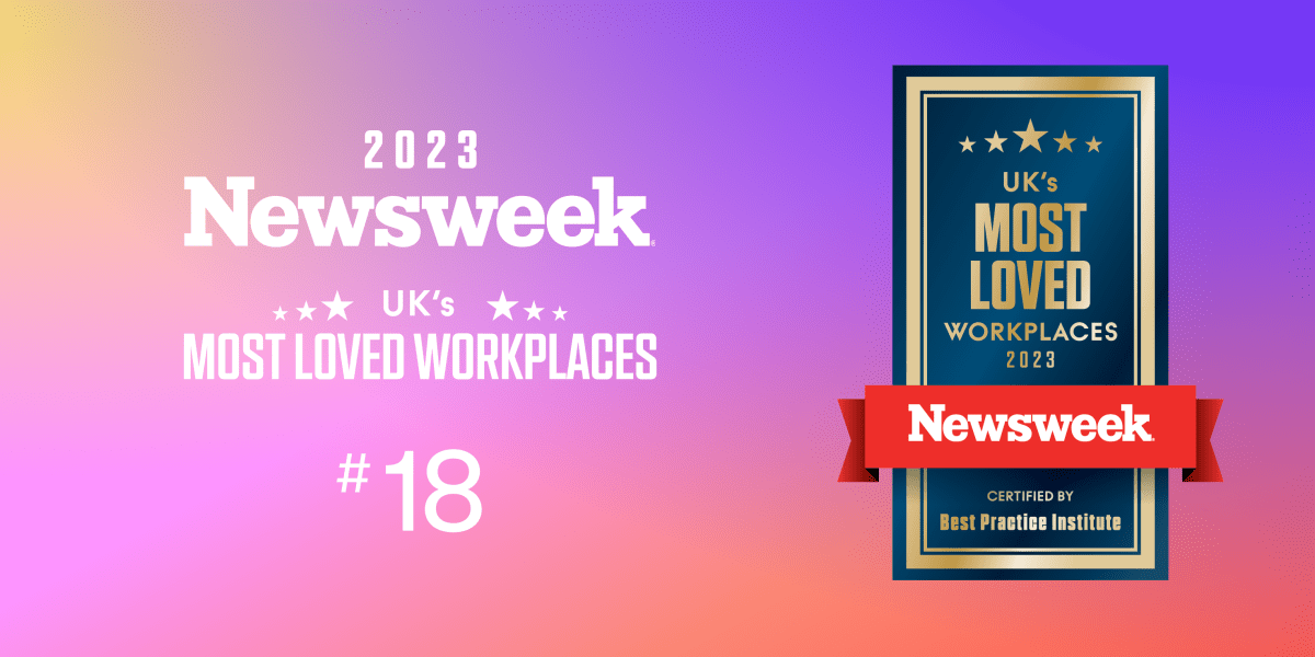 Kraken among Newsweek’s 2023 Top 100 UK Most Loved Workplaces