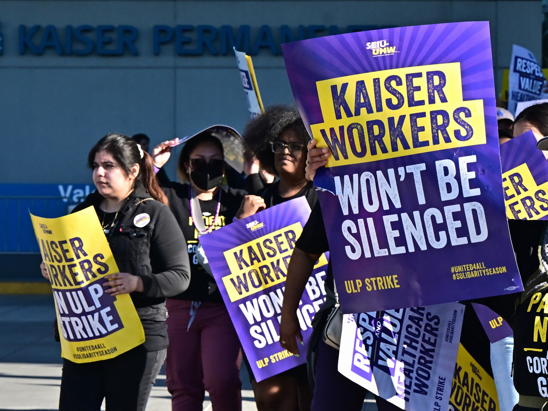 10s of countless United States medical employees release strike at Kaiser Permanente