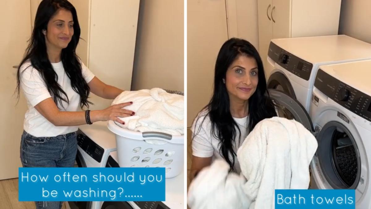 How typically should you clean your towels? Expert organiser’s response stuns