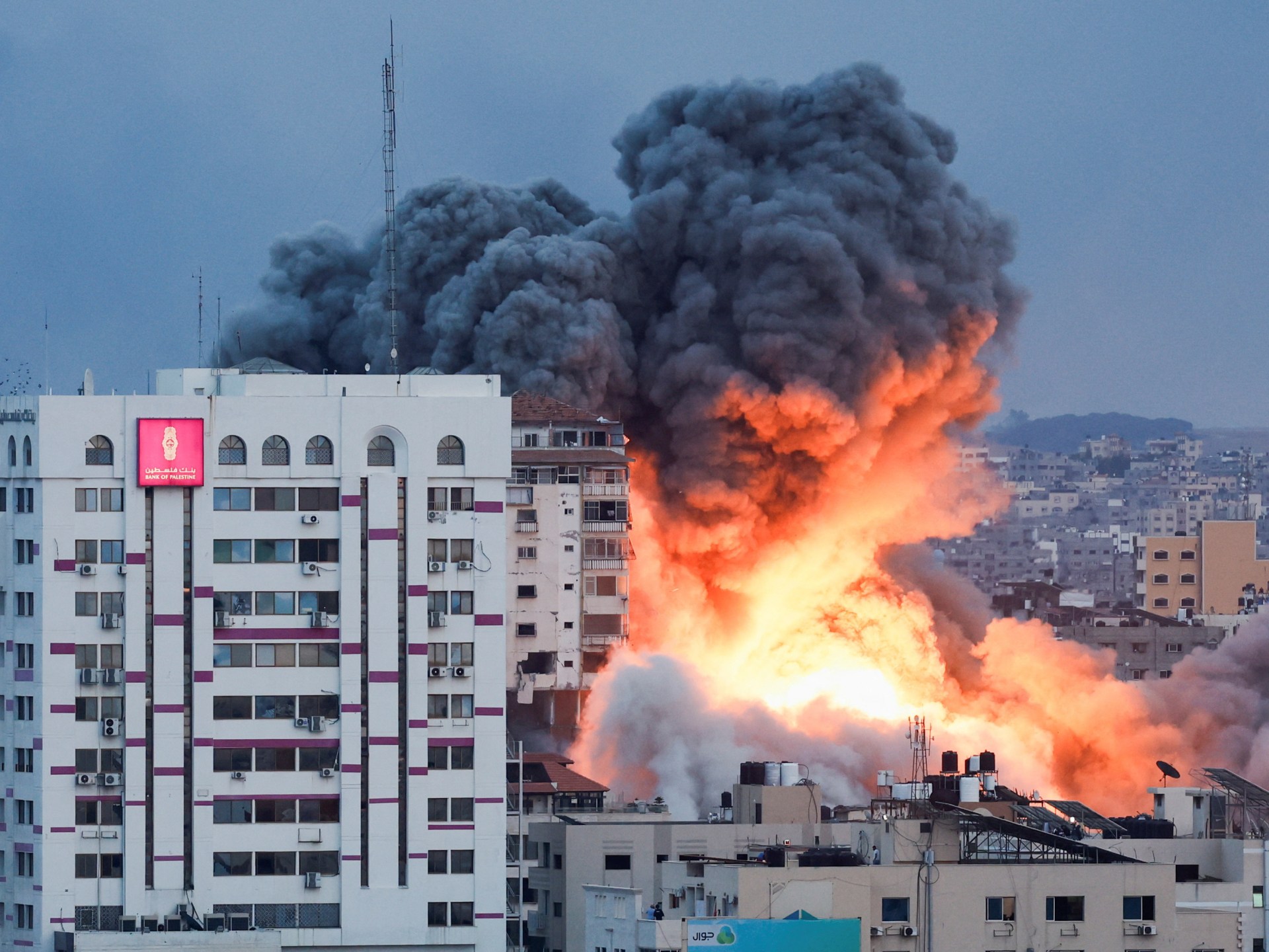 Israel flattens Palestine Tower in the middle of lethal Gaza barrage