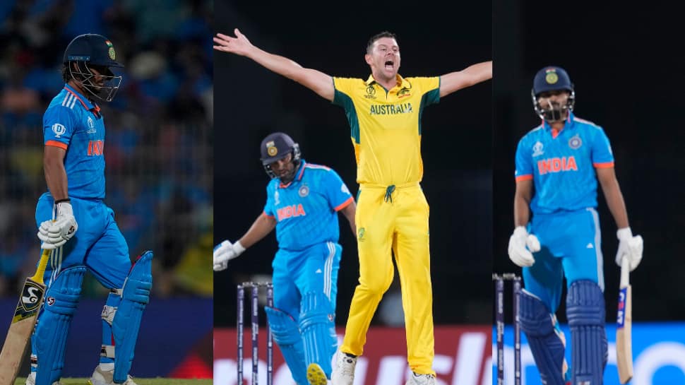 India’s Historic Collapse: Top 3 Batters Get Out For Ducks For First Time In ODI History Against Australia In Cricket World Cup 2023