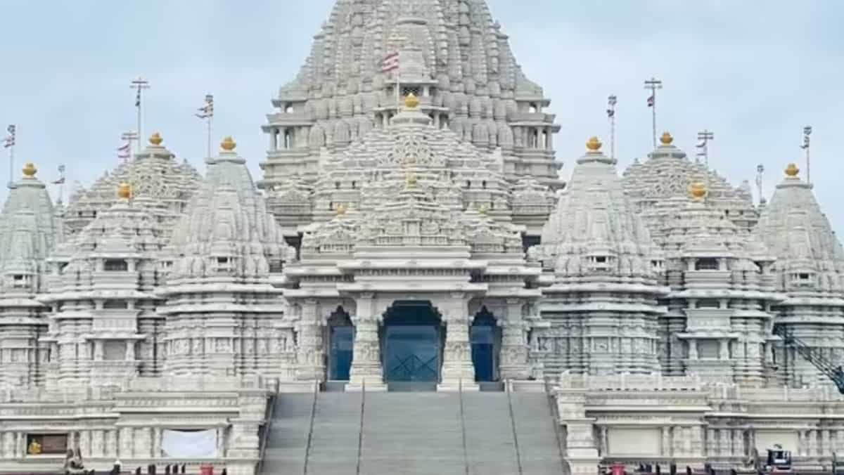 World’s biggest modern-day Hindu temple outside India opens in New Jersey