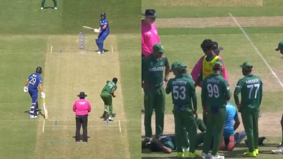 View: Mustafizur Rahman Survives Major Injury Scare After Joe Root Pulls Out Of Delivery At Last Moment