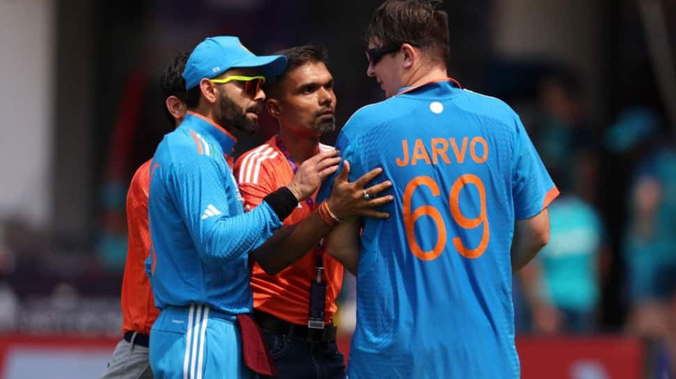 View: Virat Kohli And Co Exchange Words With Pitch Invader Jarvo During India vs Australia Clash