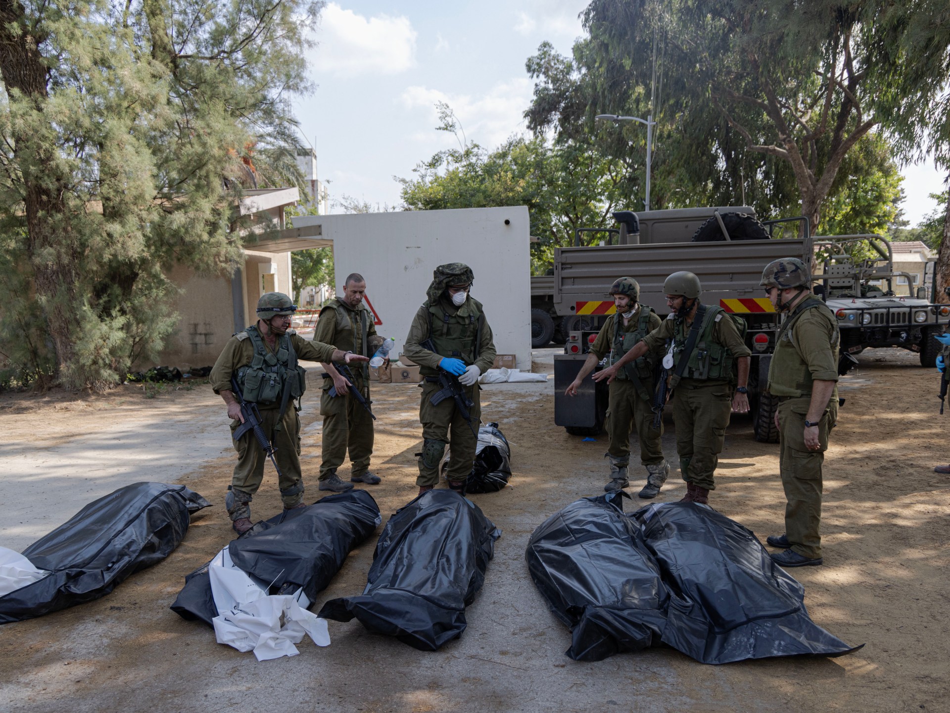 ‘Smell of death is all over’: Inside Israeli kibbutz assaulted by Hamas