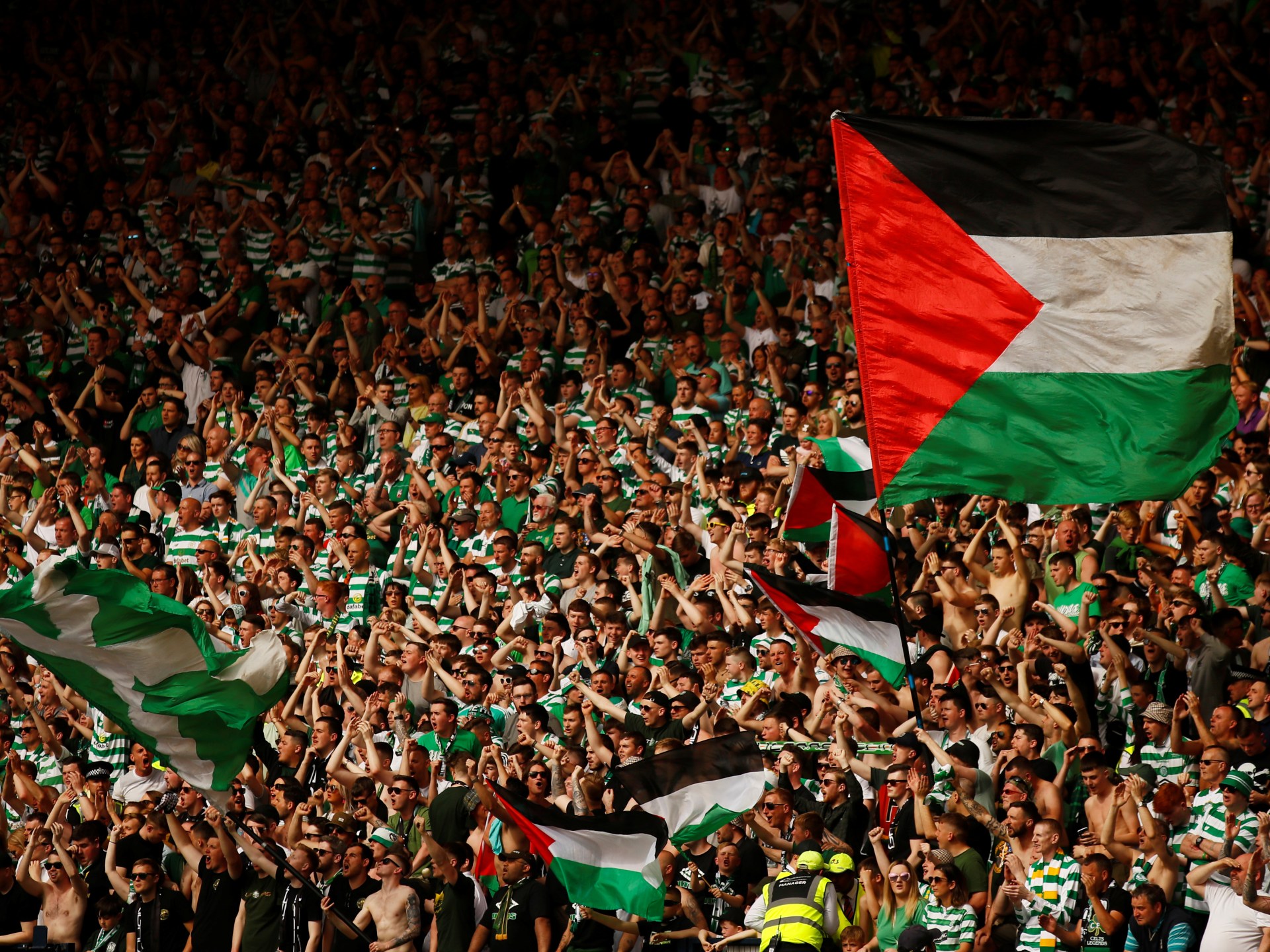 Celtic fans promise ‘unquestionable assistance’ for Palestine in spite of reaction