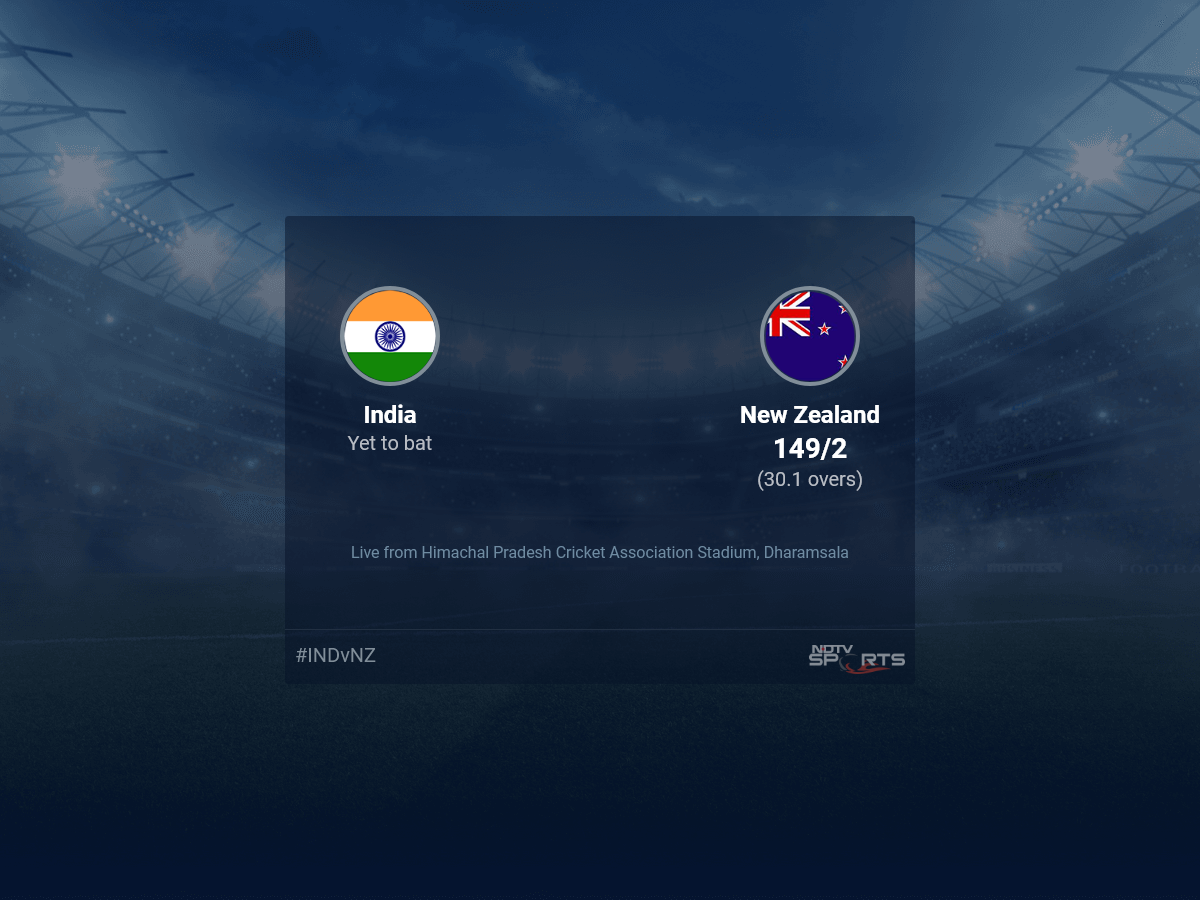 India vs New Zealand Live Score Ball by Ball, World Cup 2023 Live Cricket Score Of Today’s Match on NDTV Sports