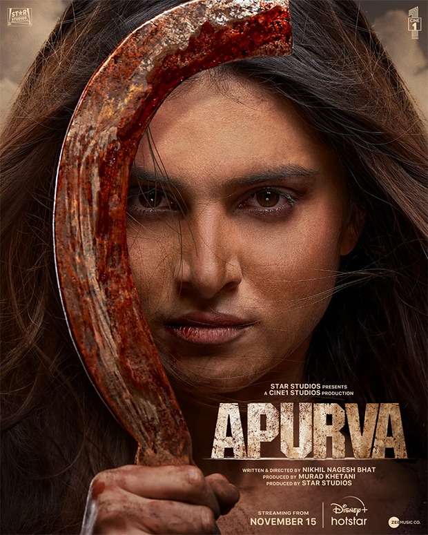 Tara Sutaria starrer Apurva to straight launch on Disney+ Hotstar on November 15; see the very first appealing posters