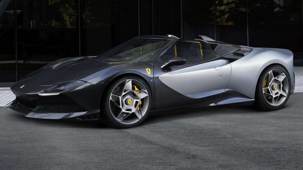 Ferrari SP-8: Bespoke partially nude roadster exposed