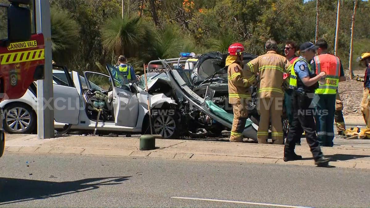 Pregnant lady amongst 3 in healthcare facility after Leach Highway crash