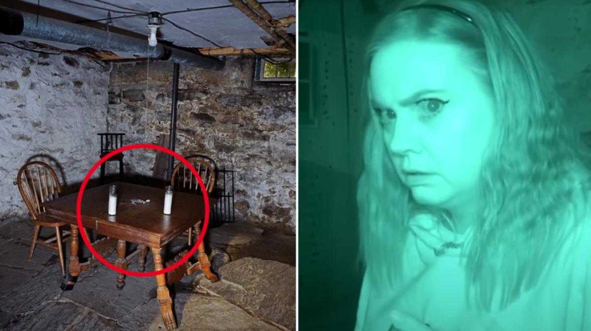 Inside the Conjouring House Aussie ghost hunter Amy put her phone on the table. What took place next will haunt her permanently