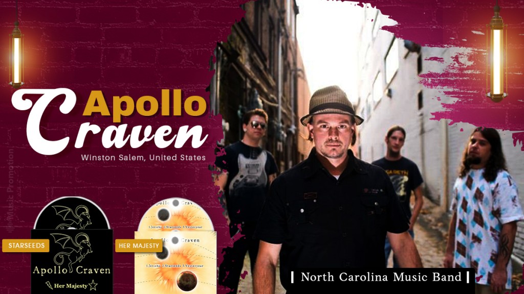 North Carolina Music Band, Apollo Craven Showcases Its Charm and Proficiency in the most recent Releases