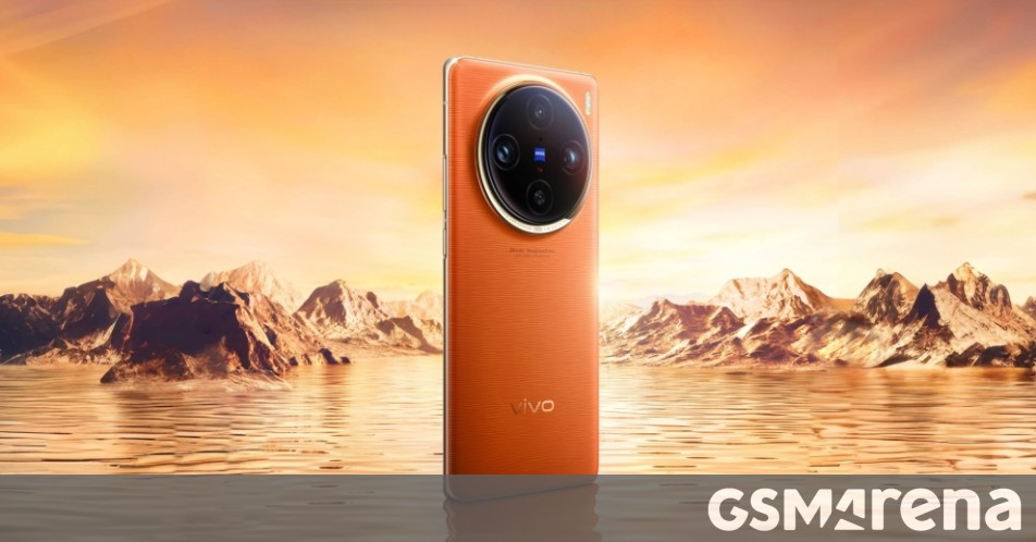 vivo X100 brand-new color, sundown images enhancement exposed