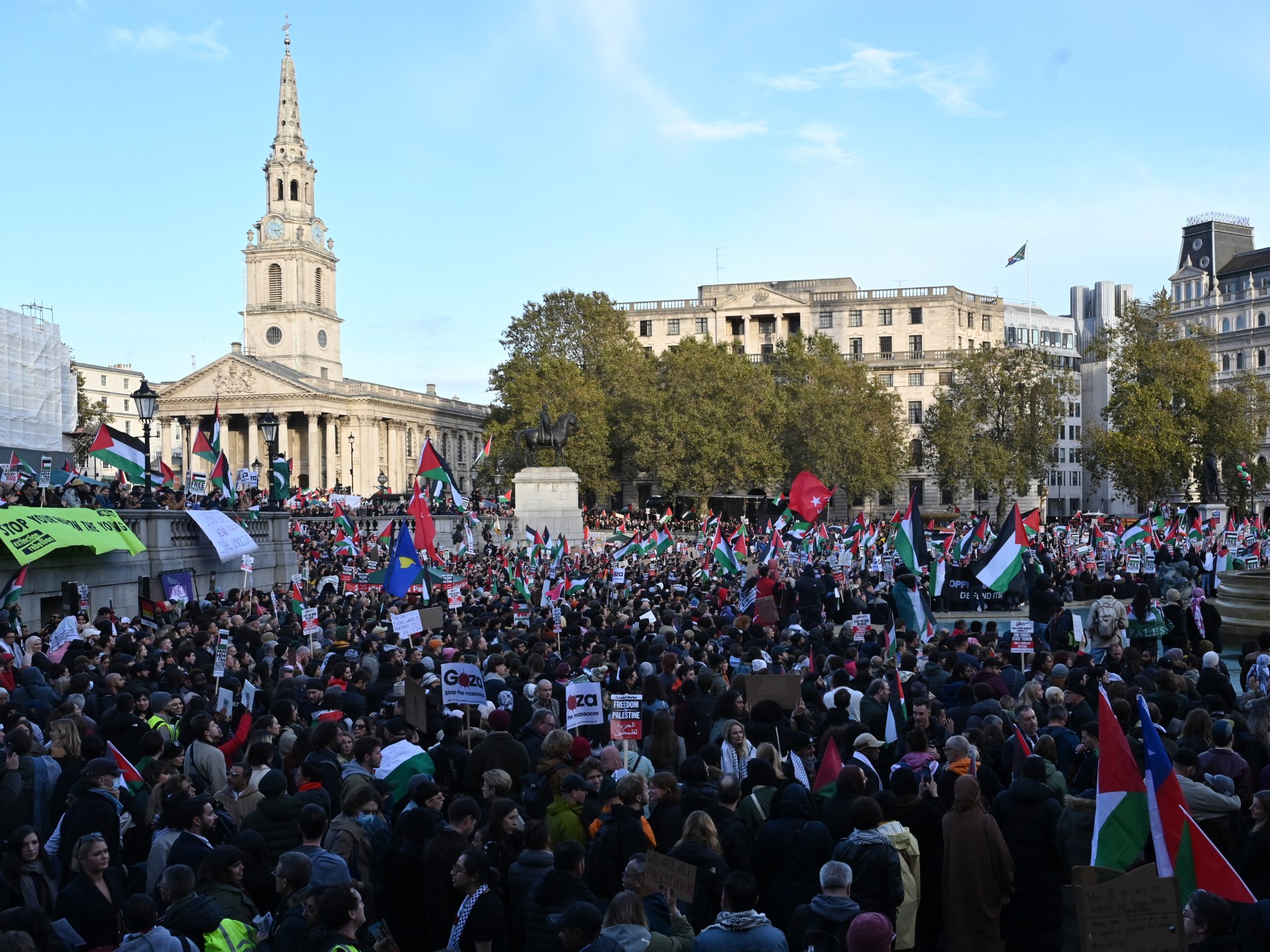 Protesters rally around the globe requiring instant ceasefire in Gaza