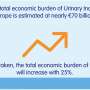 Yearly financial concern of urinary incontinence might reach 87 billion euros in 2030 if no action is taken