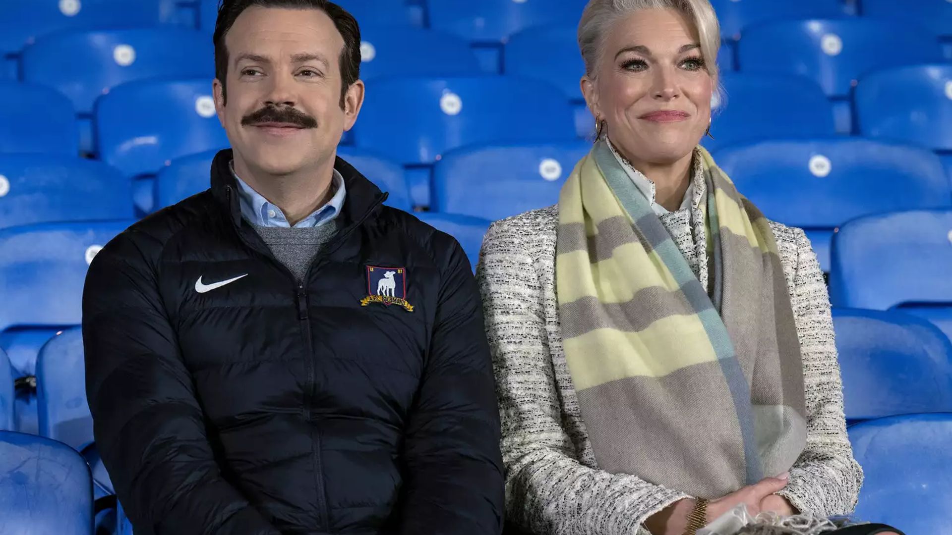 Jason Sudeikis reunites with Hannah Waddingham for psychological minute