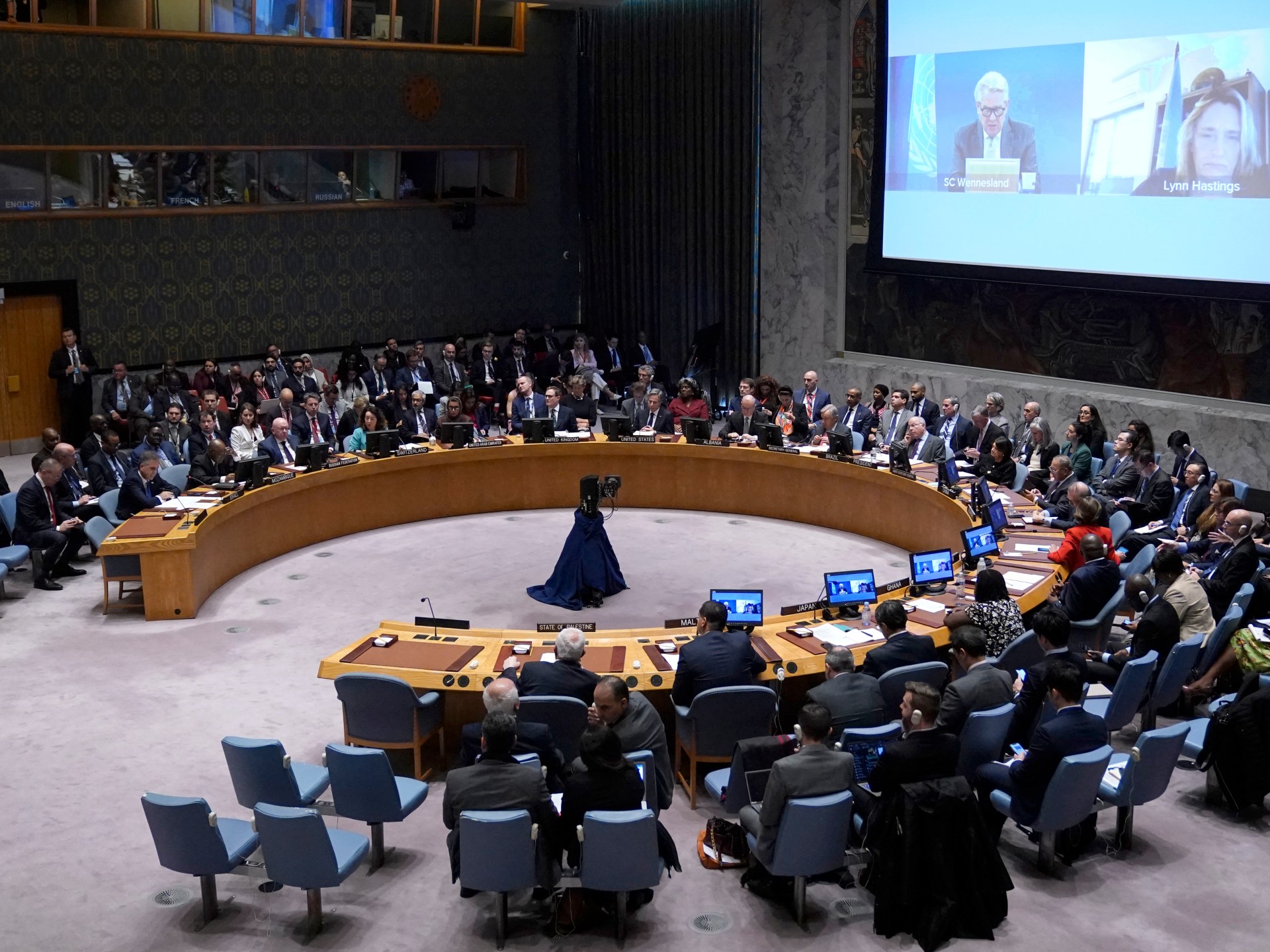 UN Security Council embraces resolution for ‘humanitarian stops briefly’ in Gaza