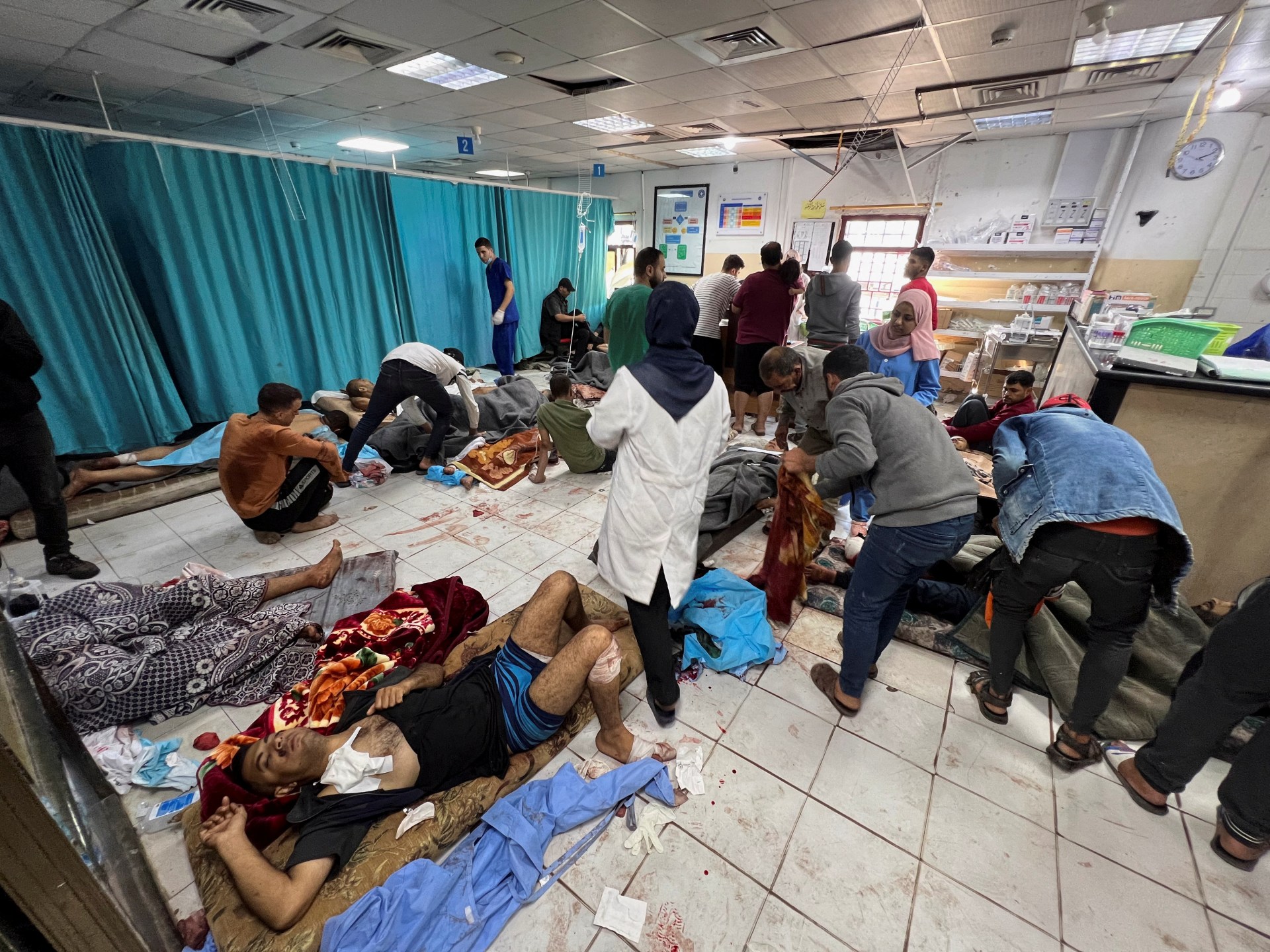 Gaza’s Indonesian Hospital ‘out of service’, overwhelmed with injured