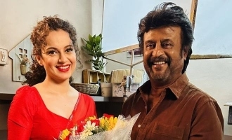 Super star Rajinikanth’s surprise conference with Kangana Ranaut!