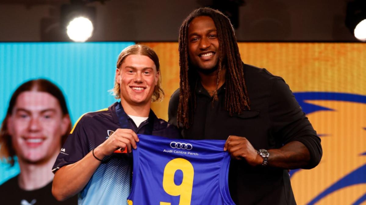 West Coast Eagles take Harley Reid with No. 1 choice in 2023 AFL draft