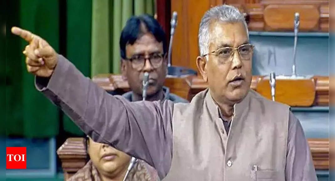 ‘Congress will need to discover to state ‘Bharat Mata Ki Jai’ otherwise …’: BJP leader Dilip Ghosh