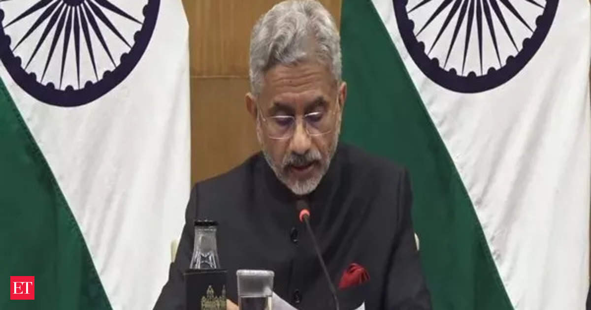 “Situation has actually ended up being more safe and secure”: EAM Jaishankar on resumption of e-Visa services for Canadians