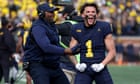 Michigan hang on to beat archrivals Ohio State in impressive clash before 110,615 fans