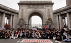 Pro-Gaza ceasefire activists closed down Manhattan Bridge for hours