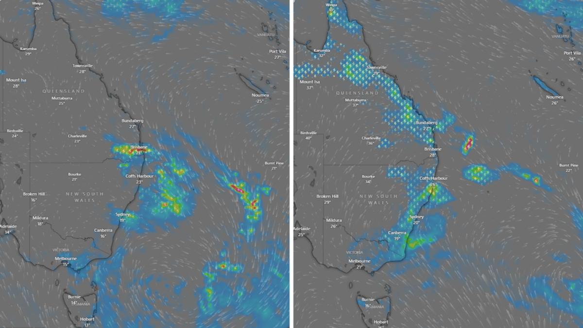 Heavy rain set to lash Sydney, Melbourne, Brisbane and Canberra