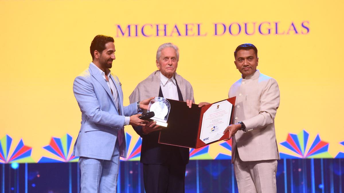 IFFI: Michael Douglas granted Satyajit Ray life time accomplishment award