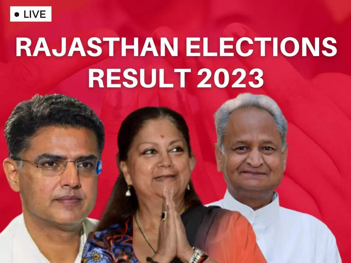 Rajasthan Election Result 2023 LIVE: Will Jaadugar Gehlot recreate history or will BJP keep the chair spinning?