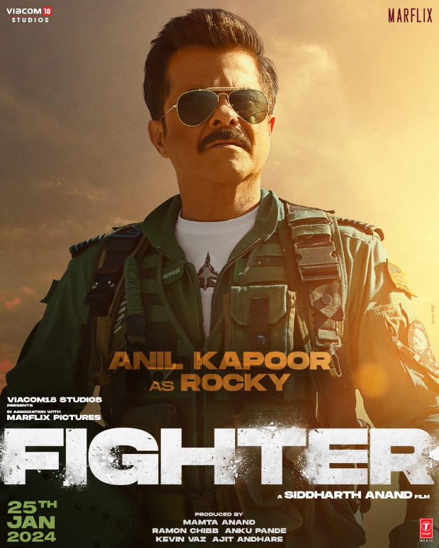 FIGHTER: Anil Kapoor mesmerizes as Group Captain Rakesh Jai Singh on the poster