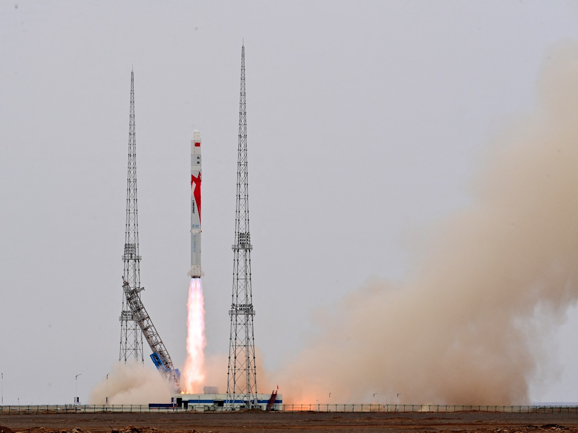 Chinese methane-powered rocket launches satellites into orbit