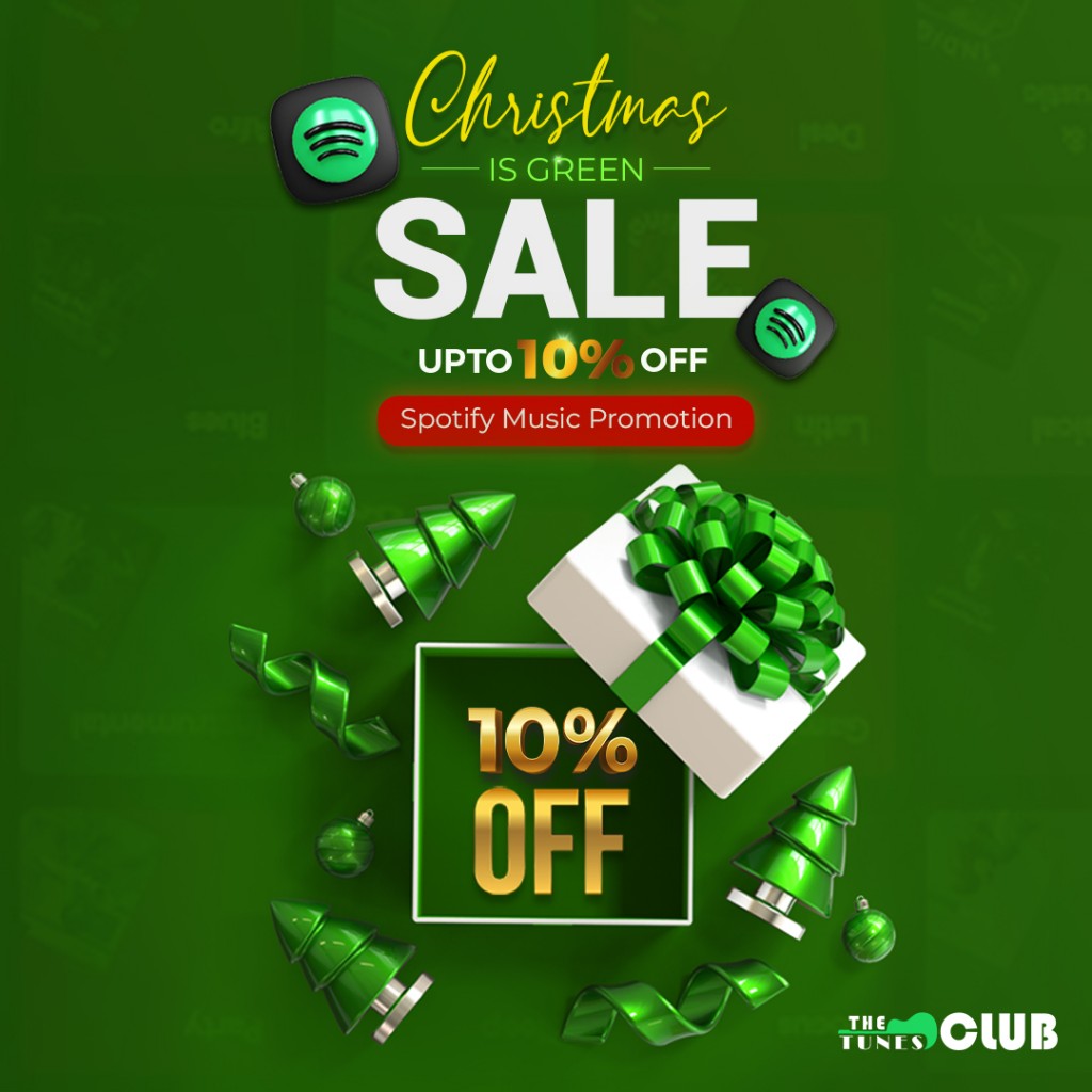 Commemorate Christmas with The Tunes Club’s Special Discount of 10% on Spotify Promotion