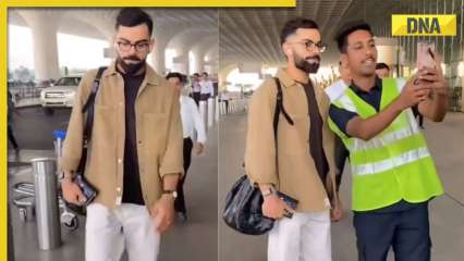 Enjoy: Virat Kohli leaves for South Africa to take part in 2-match Test series, presents for selfie with fan