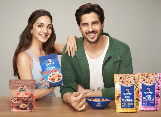 Power couple Kiara Advani and Sidharth Malhotra end up being brand name ambassadors of Quaker